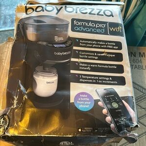 Its a babybrezza it make milk for u and u can do it off your phone